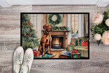 Load image into Gallery viewer, Rhodesian Ridgeback Cozy Christmas Doormat-24x36 Indoor / Outdoor Rug | Made in USA