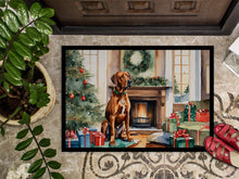 Load image into Gallery viewer, Rhodesian Ridgeback Cozy Christmas Doormat
