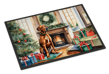 Load image into Gallery viewer, Rhodesian Ridgeback Cozy Christmas Doormat