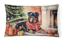 Load image into Gallery viewer, Rottweiler Cozy Christmas Throw Pillow