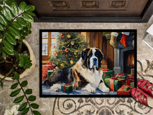 Load image into Gallery viewer, Saint Bernard Cozy Christmas Doormat-24x36 Indoor / Outdoor Rug | Made in USA