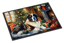 Load image into Gallery viewer, Saint Bernard Cozy Christmas Doormat