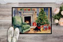 Load image into Gallery viewer, Schipperke Cozy Christmas Doormat-24x36 Indoor / Outdoor Rug | Made in USA