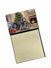 Load image into Gallery viewer, Scottish Deerhound Cozy Christmas Sticky Note Holder- Refiilable Desk Accessory Note Pad