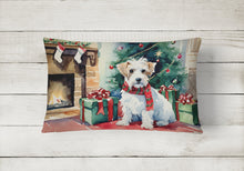 Load image into Gallery viewer, Sealyham Terrier Cozy Christmas Throw Pillow