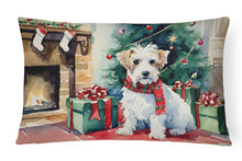Load image into Gallery viewer, Sealyham Terrier Cozy Christmas Throw Pillow