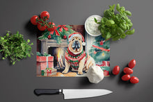 Load image into Gallery viewer, Shar Pei Cozy Christmas Glass Cutting Boards – Durable, Decorative Kitchen Art Large