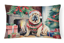 Load image into Gallery viewer, Shar Pei Cozy Christmas Throw Pillow