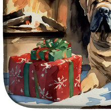 Load image into Gallery viewer, Shar Pei Cozy Christmas Dish Drying Mat