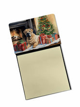 Load image into Gallery viewer, Shar Pei Cozy Christmas Sticky Note Holder- Refiilable Desk Accessory Note Pad
