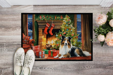 Load image into Gallery viewer, Sheltie Cozy Christmas Doormat - 18X27 Indoor / Outdoor Rug | Made in USA