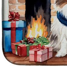 Load image into Gallery viewer, Sheltie Cozy Christmas Dish Drying Mat