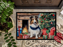 Load image into Gallery viewer, Sheltie Cozy Christmas Doormat-24x36 Indoor / Outdoor Rug | Made in USA