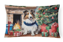 Load image into Gallery viewer, Sheltie Cozy Christmas Throw Pillow