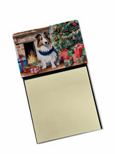 Load image into Gallery viewer, Sheltie Cozy Christmas Sticky Note Holder- Refiilable Desk Accessory Note Pad