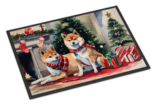 Load image into Gallery viewer, Shiba Inu Cozy Christmas Doormat