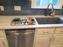 Load image into Gallery viewer, Shih Tzu Cozy Christmas Dish Drying Mat