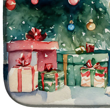Load image into Gallery viewer, Shih Tzu Cozy Christmas Dish Drying Mat