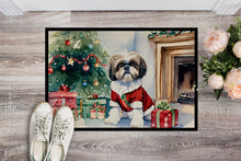Load image into Gallery viewer, Shih Tzu Cozy Christmas Doormat-24x36 Indoor / Outdoor Rug | Made in USA