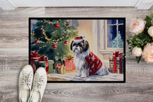 Load image into Gallery viewer, Shih Tzu Cozy Christmas Doormat - 18X27 Indoor / Outdoor Rug | Made in USA
