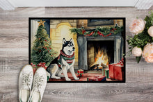 Load image into Gallery viewer, Siberian Husky Cozy Christmas Doormat-24x36 Indoor / Outdoor Rug | Made in USA