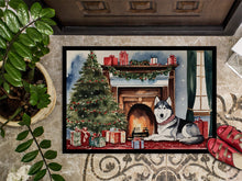 Load image into Gallery viewer, Siberian Husky Cozy Christmas Doormat-24x36 Indoor / Outdoor Rug | Made in USA