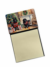 Load image into Gallery viewer, Tibetan Mastiff Cozy Christmas Sticky Note Holder- Refiilable Desk Accessory Note Pad