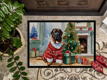 Load image into Gallery viewer, Tibetan Mastiff Cozy Christmas Doormat-24x36 Indoor / Outdoor Rug | Made in USA