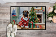 Load image into Gallery viewer, Tibetan Mastiff Cozy Christmas Doormat - 18X27 Indoor / Outdoor Rug | Made in USA