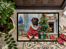 Load image into Gallery viewer, Tibetan Mastiff Cozy Christmas Doormat - 18X27 Indoor / Outdoor Rug | Made in USA