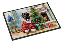 Load image into Gallery viewer, Tibetan Mastiff Cozy Christmas Doormat - 18X27 Indoor / Outdoor Rug | Made in USA