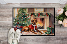 Load image into Gallery viewer, Vizsla Cozy Christmas Doormat-24x36 Indoor / Outdoor Rug | Made in USA