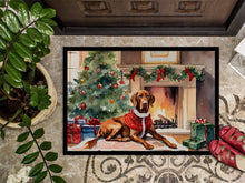 Load image into Gallery viewer, Vizsla Cozy Christmas Doormat-24x36 Indoor / Outdoor Rug | Made in USA
