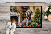 Load image into Gallery viewer, Weimaraner Cozy Christmas Doormat-24x36 Indoor / Outdoor Rug | Made in USA