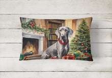 Load image into Gallery viewer, Weimaraner Cozy Christmas Throw Pillow
