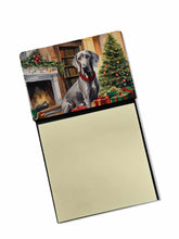 Load image into Gallery viewer, Weimaraner Cozy Christmas Sticky Note Holder- Refiilable Desk Accessory Note Pad