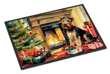 Load image into Gallery viewer, Welsh Terrier Cozy Christmas Doormat