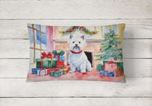 Load image into Gallery viewer, Westie Cozy Christmas Throw Pillow