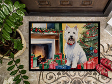 Load image into Gallery viewer, Westie Cozy Christmas Doormat-24x36 Indoor / Outdoor Rug | Made in USA