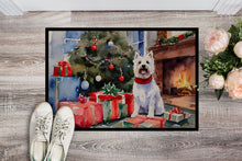 Load image into Gallery viewer, Westie Cozy Christmas Doormat-24x36 Indoor / Outdoor Rug | Made in USA