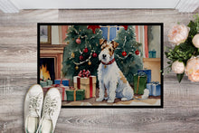 Load image into Gallery viewer, Fox Terrier Cozy Christmas Doormat-24x36 Indoor / Outdoor Rug | Made in USA