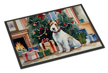 Load image into Gallery viewer, Fox Terrier Cozy Christmas Doormat-24x36 Indoor / Outdoor Rug | Made in USA