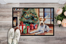 Load image into Gallery viewer, Fox Terrier Cozy Christmas Doormat - 18X27 Indoor / Outdoor Rug | Made in USA