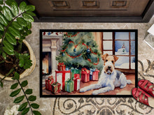 Load image into Gallery viewer, Fox Terrier Cozy Christmas Doormat - 18X27 Indoor / Outdoor Rug | Made in USA