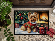 Load image into Gallery viewer, Yorkshire Terrier Cozy Christmas Doormat-24x36 Indoor / Outdoor Rug | Made in USA