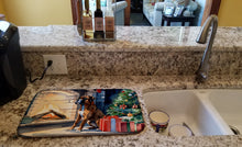 Load image into Gallery viewer, Boxer Cozy Christmas Dish Drying Mat
