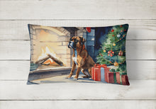 Load image into Gallery viewer, Boxer Cozy Christmas Throw Pillow