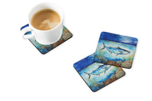 Load image into Gallery viewer, Bluefin Tuna Coasters - Set of 4 Lightweight Foam, Absorbent Drink Coasters