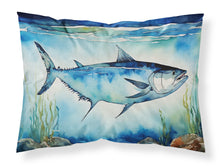 Load image into Gallery viewer, Bluefin Tuna Standard Pillowcase – Artistic Decorative Front, White Back