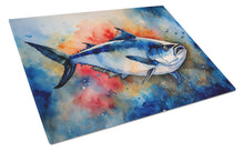 Load image into Gallery viewer, Bluefin Tuna Glass Cutting Boards – Durable, Decorative Kitchen Art Large